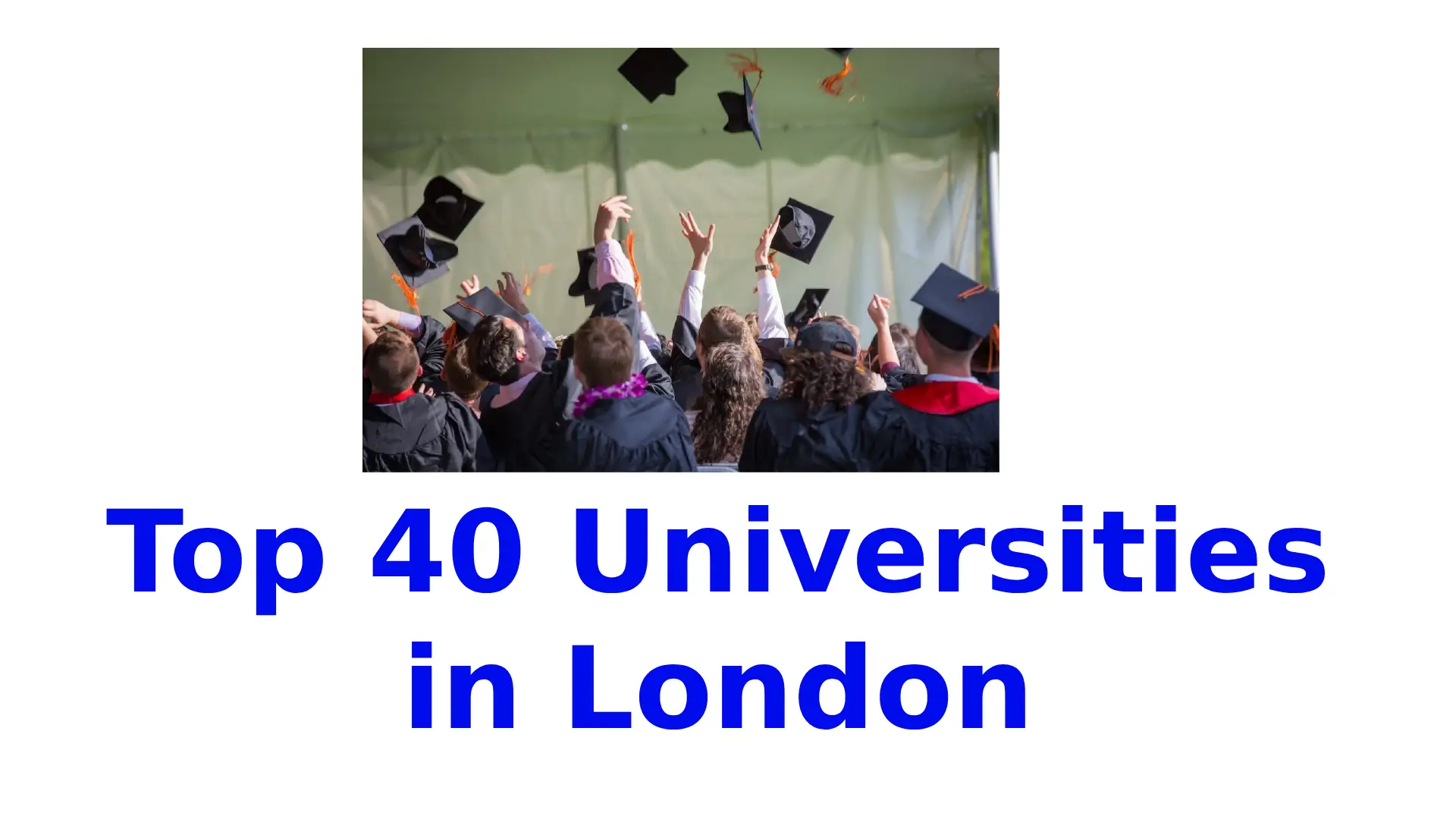 Top 40 Universities in London